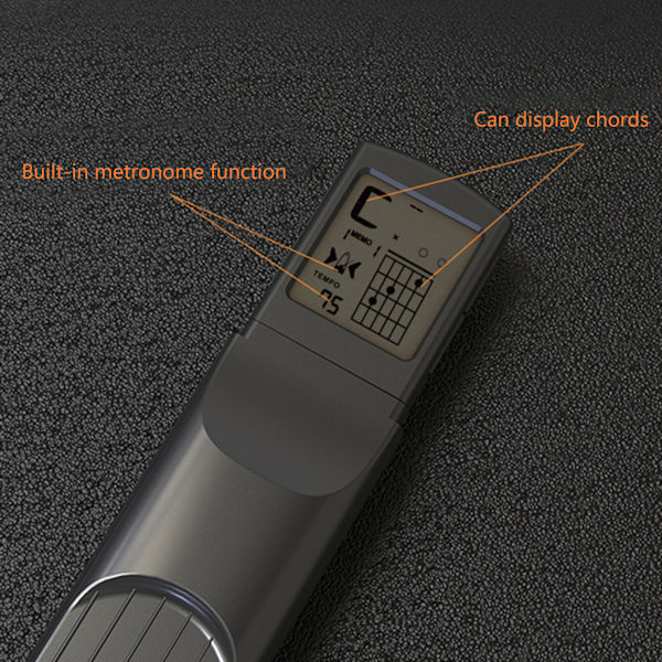 Bærbar lommegitarakkordtrener Gadget Tool Frets Øvingsinstrument