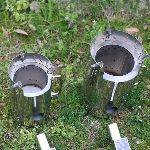 Utomhus tändare USB 5V fläkt för effektiv kolgrillständning
