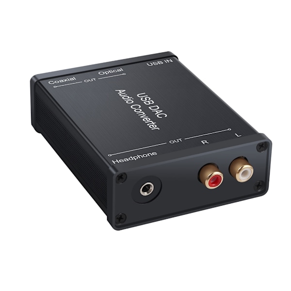 GV023 USB DAC Konverter Adapter Enkel Lydforbedring Plug and Use