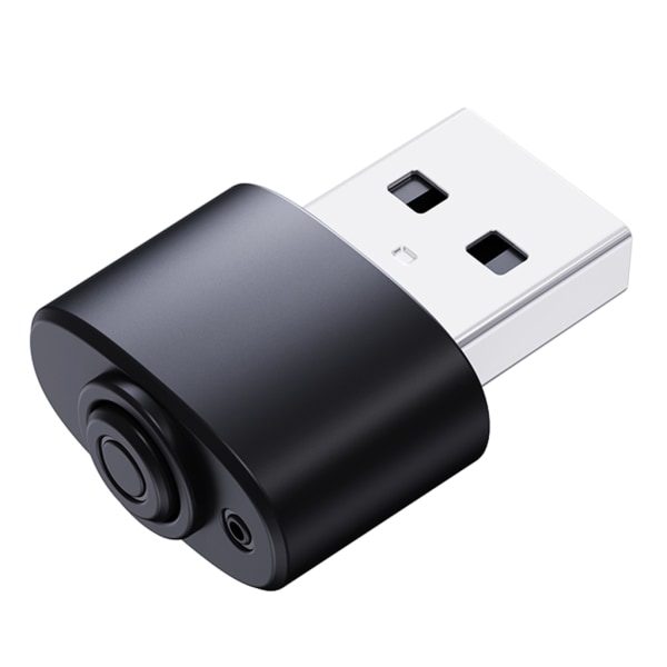 Mus Jiggler Uoppdagbar USB-museflytter i metall med bytteknapp Simuleringsmus