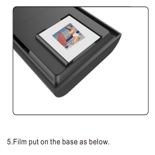 Film Scanner Converter Negativ filmskanner diabilder och negativ till Jpeg 35/135 mm