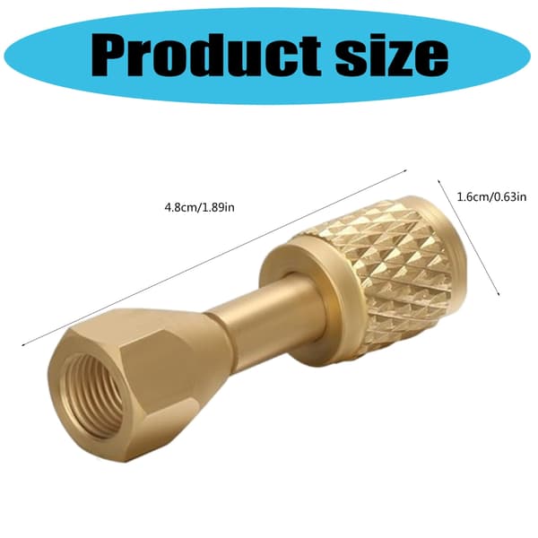 Global HVAC Bronze Link 1/8NPT til 1/4SAE Gevind Oxidation Sikker Permanent Bygning
