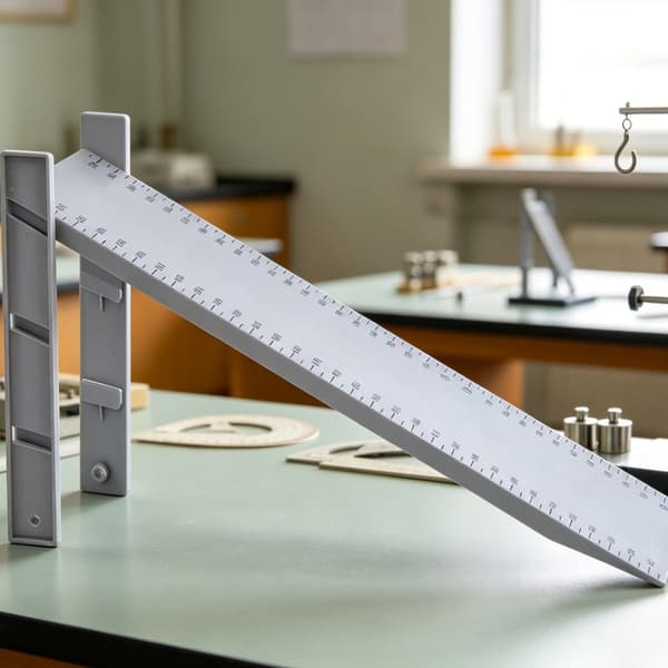 35CM Plast Hellende Plan Med Måleskala Dobbel Ben Hellende Stativ