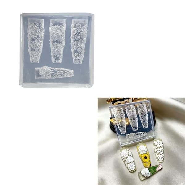 Professionel silikone negleform med langvarig genanvendelighed