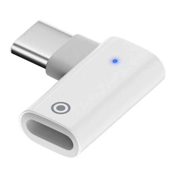 1PC Armbåge Rak USB C Hane till Lightning Hona Adapter Typ C Laddningskabel Adapter för 1:a generationens penna