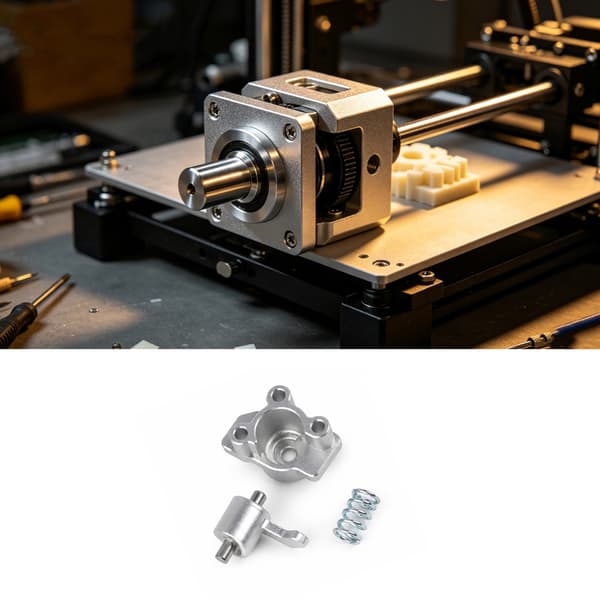 Metal Hotend Monteringsbeslag Erstatning til S1 S1C 3D Printer Hotend Mount