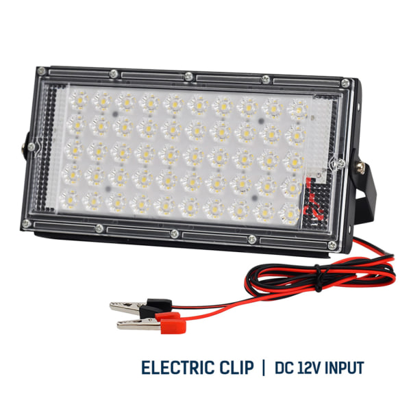 LED Flood Light Udendørs Spot Floodlight Væglampe Reflektor IP65 Vandtæt LED Havebelysning Plastmateriale