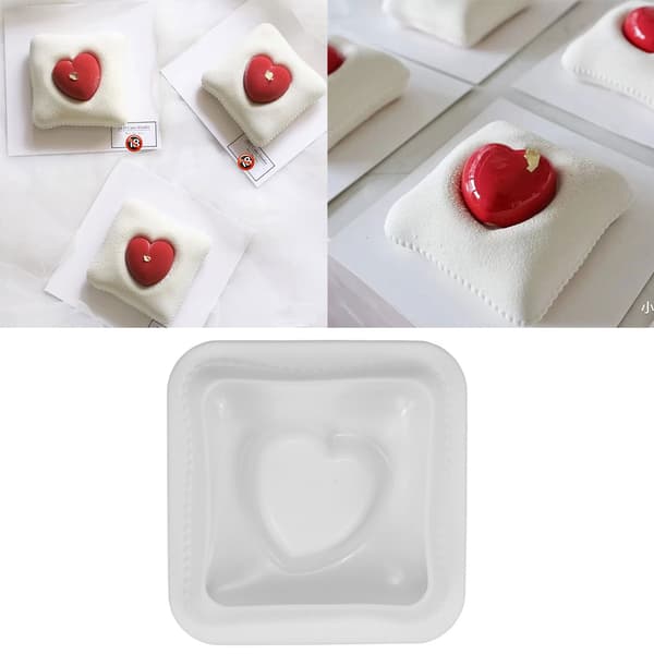 Chokoladeforme Kærlighedspudeform Bageforme Fondantforme Kageforme
