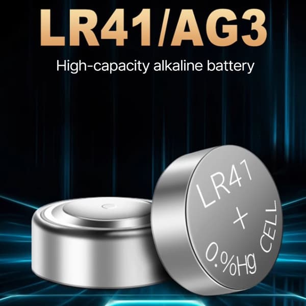 LR41/AG3 knappcellebatterier Pålitelig strømkilde for klasseromskontor null - 5