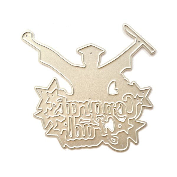 Graduation Metal Skæredør Stanse Skabelon Skæredør Kort Embossing DIY 3383