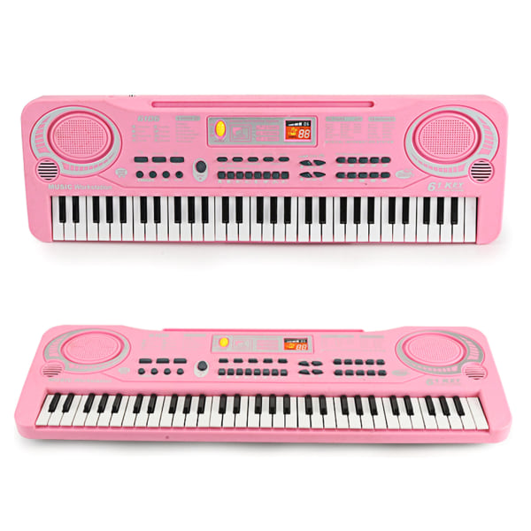 61 tangenter piano keyboard, 61 mini tangenter bärbar musik keyboard för nybörjare barn