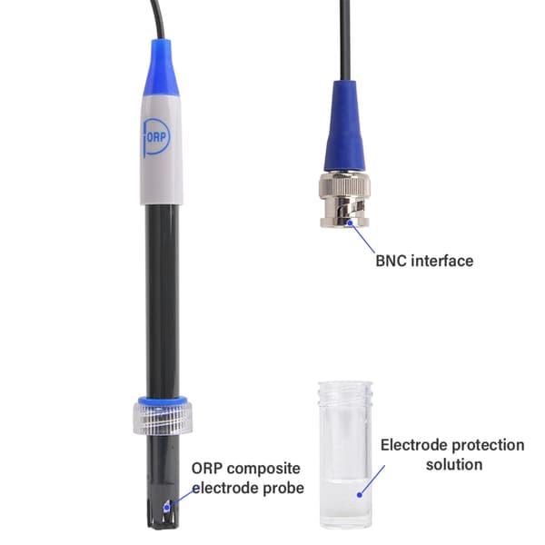 501-2 BNC ORP-sensorprobe for stabil dataoverføring og langsiktig stabilitet
