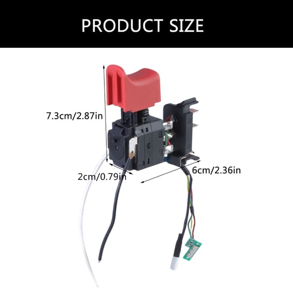 Batteridrillbrytere BS10.8V Brytere For BS 10.8V 12V Quick Basic