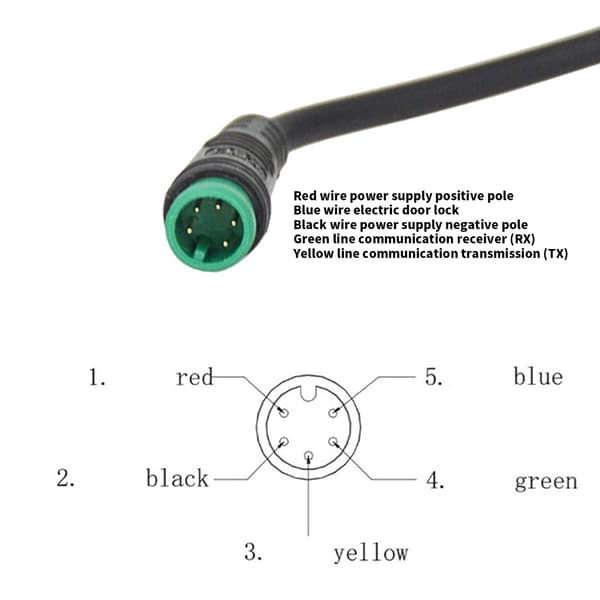 Elektrisk sparkesykkel display skjerm speedometer kontrollpanel vanntett display