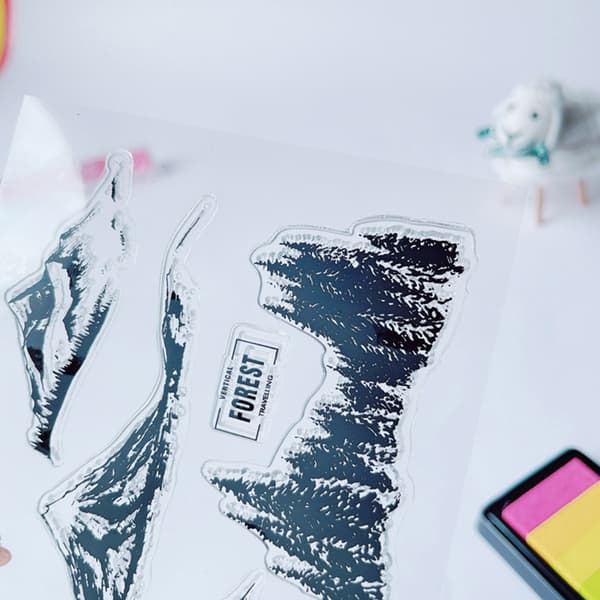 Sol Sne Bjerg Klar Stempel Transparent Silikone Stempler Segl til DIY Scrap