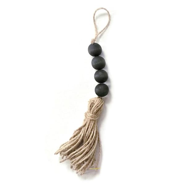 Tassel Bondegårdsperler Romdekor Rustikk Bryllupsvase Ornament Tremateriale
