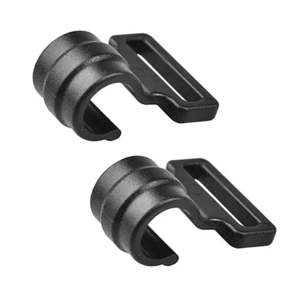 10 st klämmor set fälla klämmor tält snäpp hängare camping klämma klämmor tält krokar Black 16*20*12mm