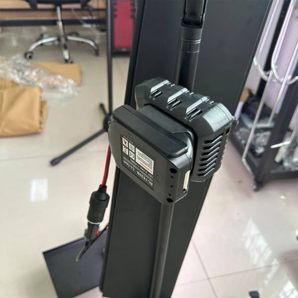 Til 18V batteri nem installation 2 i 1 adapterstik forlænget kabel