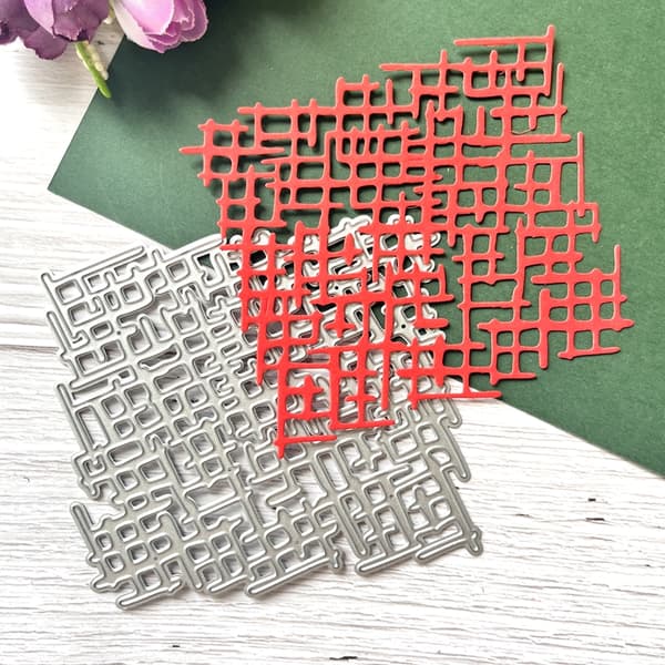 Metall Die Cuts Net Embossing Stencil Cutting Dies for Kortlaging Scrapbooking