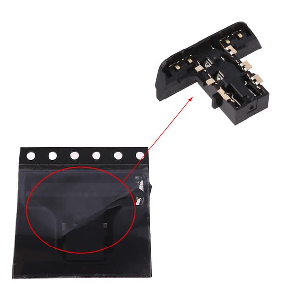 Reparationsdele til øretelefonstik Port Socket Connector til Controller Socket Hovedtelefonstik