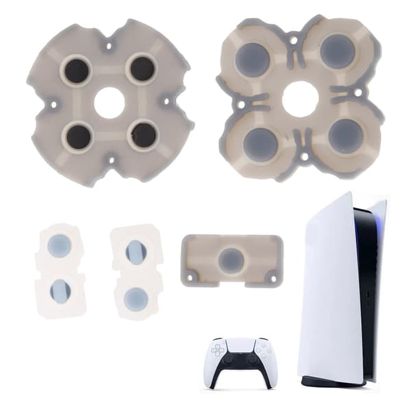 Ledende gummi til controller klæbende knap pad tastatur tilbehør