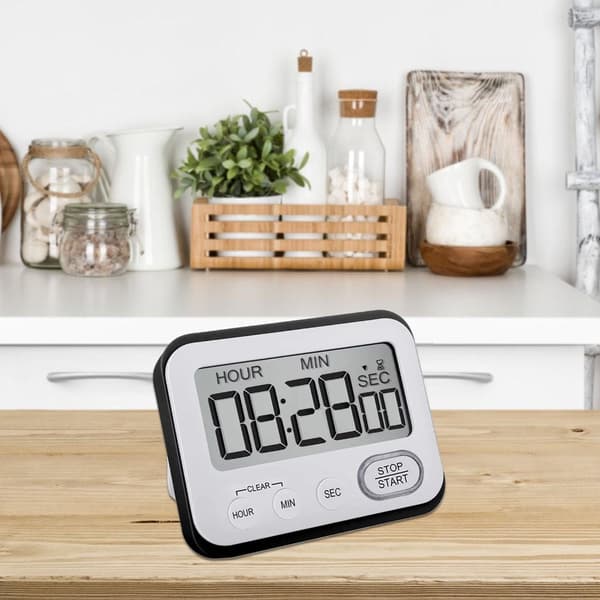 Nedtelling/Opptelling Timer Bord Magnetisk Timer for Kontor Kjøkken Digital Timer