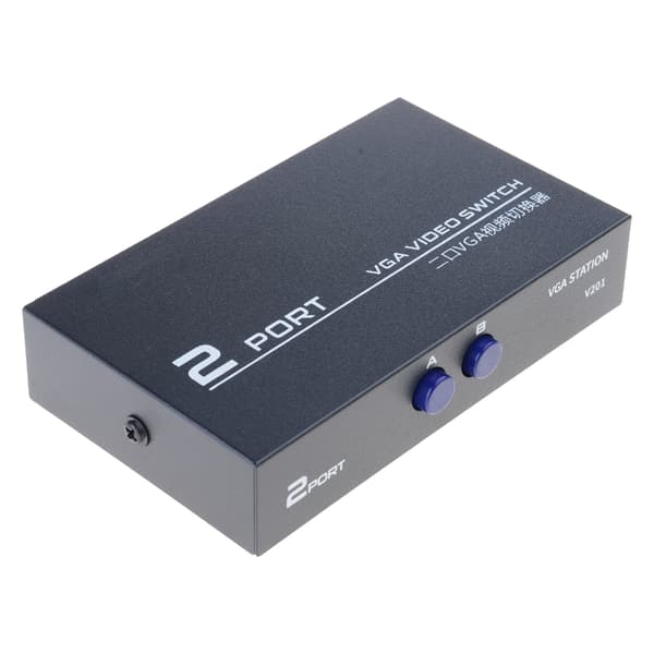 Utility Video Switch Adapter Converter Box 2 Porter for Datamaskin for HD-spiller