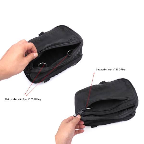 Scubas dykning side mount opbevaringslomme taske dykning tilbehør holdbar