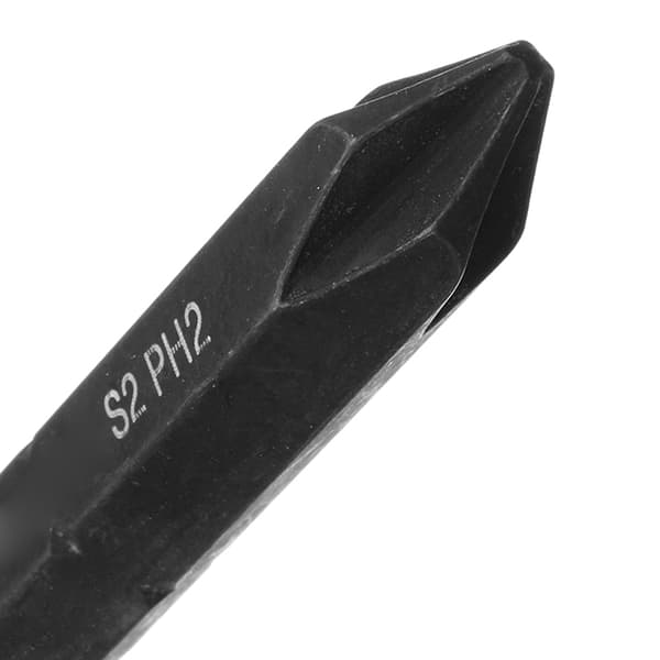 8 mm sterk magnetisk bits skrue slagbits PH1 / PH2 / PH3 3 delers sett