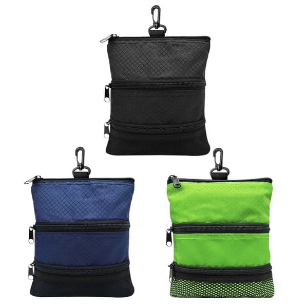Trelagers golfbollsorganisatör, 3-pack, kvalitet i nylon