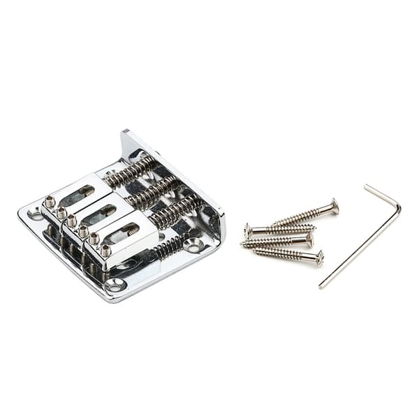 3-strängad gitarr fast Hardtail-stall Top Load Tailpiece för elgitarr