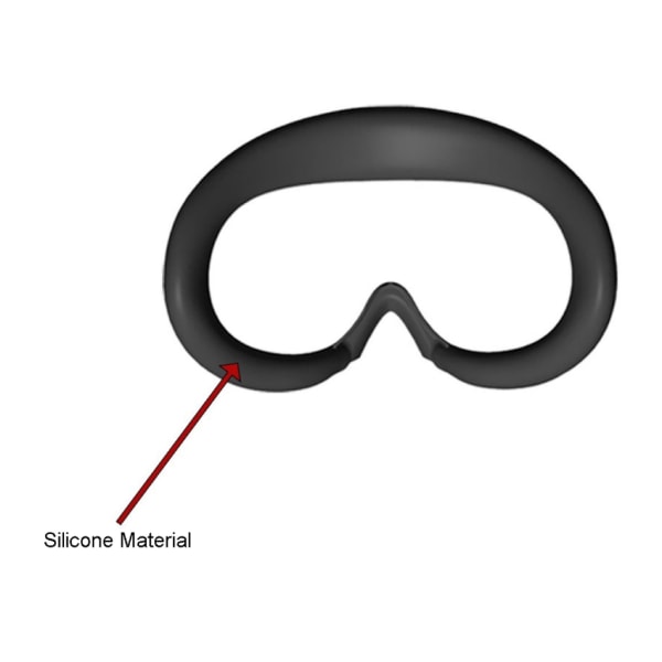 VR Face Silicone Interface Cover för Pico 4 VR Svettsäker Silikon Face Cover Red