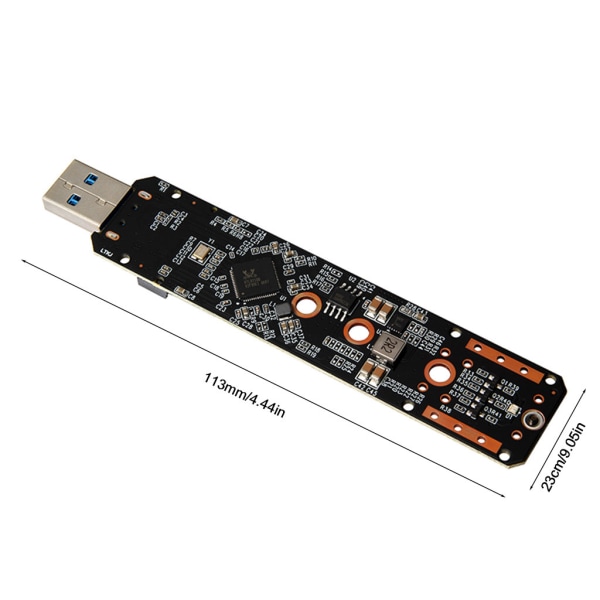 Verktygsfritt för M.2 NVMe SSD-kapslingsadapter USB A 3.1 Gen 2 10 Gbps SATA PCIe M-