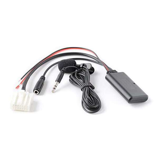 AUX Audio Adapter Mikrofon Media Bluetooth-kompatibel kabel för Mazda 2 3 5 6