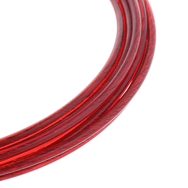 3m 10ft reservekabel til udskiftelig stålkabel Speed Jump Ropes Red