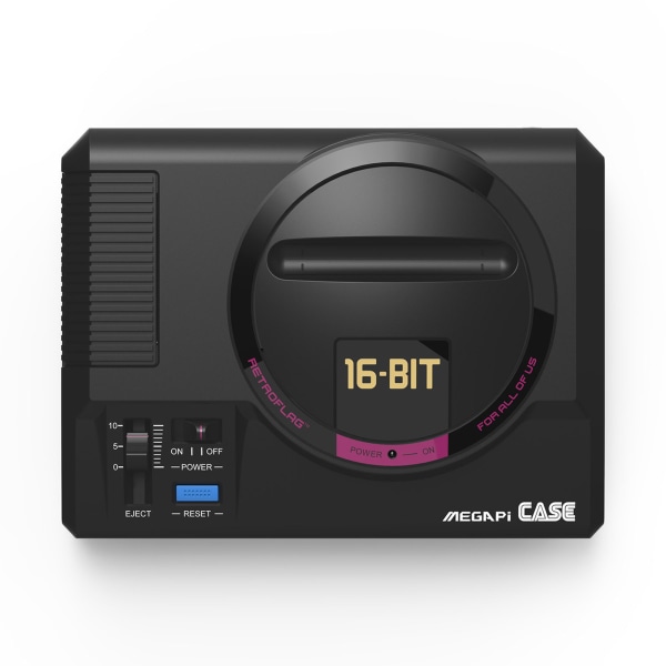 Retroflagga MegaPi MD för Case Game Housing for Shell för Raspberry Pi 3 B + (B Pl