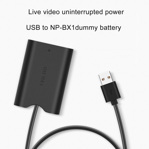 Kamera Mobil Power Laddare USB -kabel NP-BX1 NPBX1 Dummy Batteri för Sony  DSC-RX1 DSC RX100 RX1R 76cc | Fyndiq
