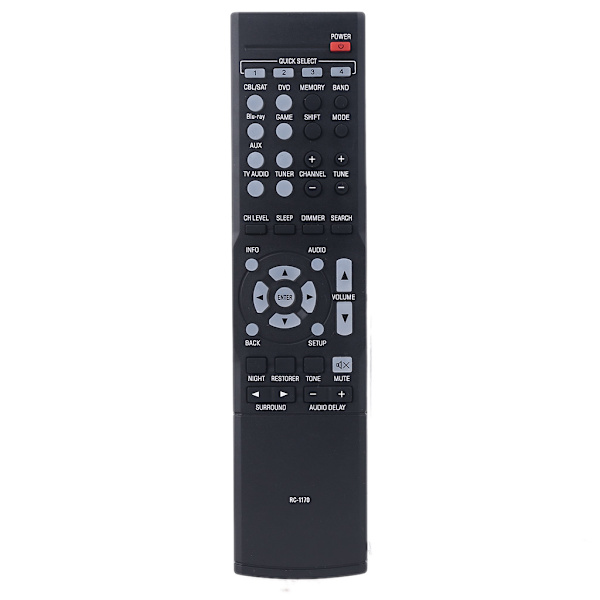AV-mottaker Radiofjernkontroll Erstatningsservice for Smart-fjernkontroll for Denon RC1170 RC1196 AVR-1513
