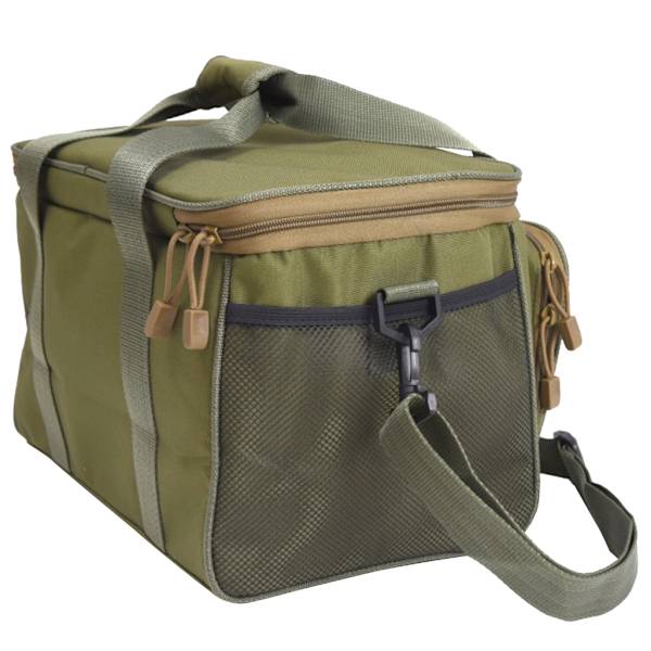 Fiske skuldertaske fiskegrej taske stor kapacitet vandafvisende fiske lokkemad taske Army Green