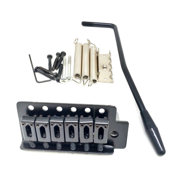 6 Strängar Gitarr Stall Sadel Stränghållare för Elektrisk Gitarr Tremolo Stall Silver