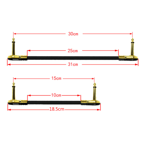 Gitarr Patchkabel för att förbättra signalklarheten för professionella musiker 4