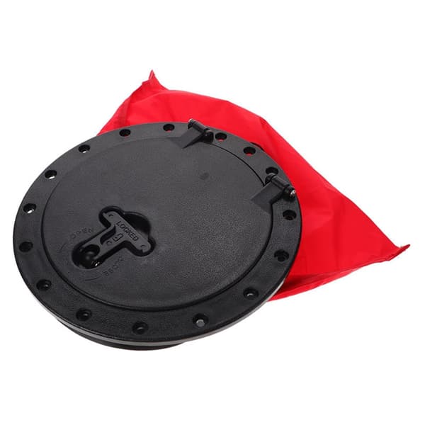 Rund däckinspektionslucka för luckor, lock, plastbåtar, skruvbart däck