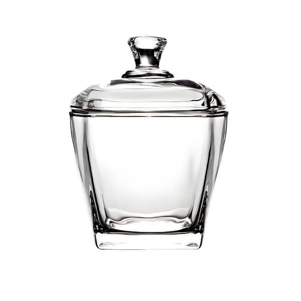 Elegant Klar Glasburk för Torrfoder Utrymmesbesparande Viktigt för Hemmakök
