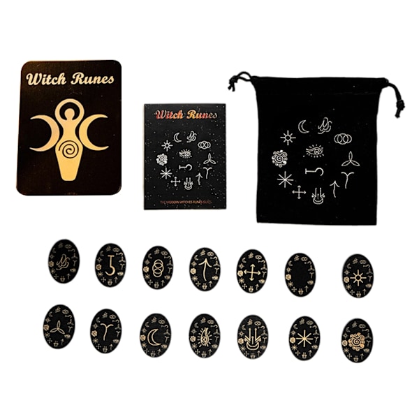 Meditasjoner Trestyper Rune Stein Sett Heks Rune Rune Trestyper Rune Stein Sett BB model