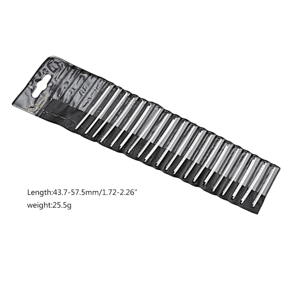 20 st/set Rostfritt stål 2,2 mm bredd 20 band gitarrbandtrådar Bandtrådsats