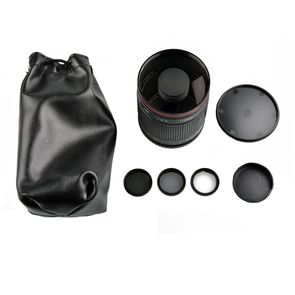 500 mm superteleobjektiv med adapter för T-fäste Kameratillbehör Kompakt storlek för fotografering med flera trådar null - FOR Olympus mouth