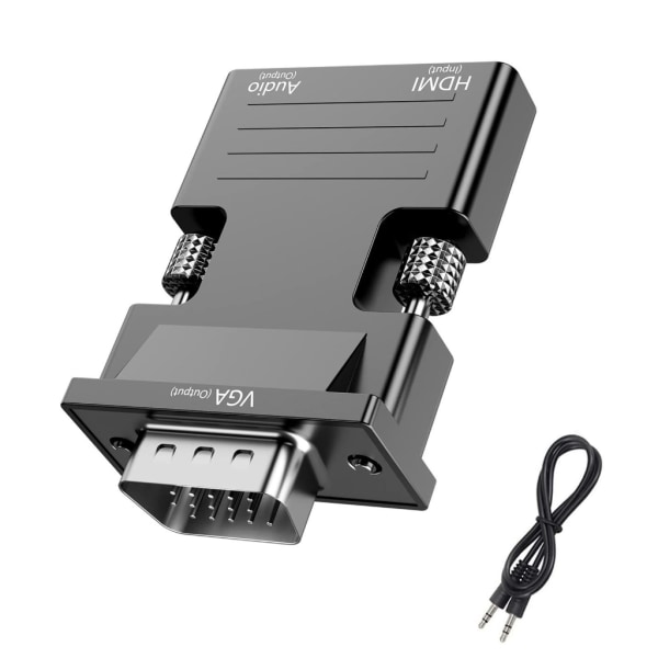1080P VGA till HDMI-kompatibel kvinnlig omvandlaradapter för PC Laptop till HDTV