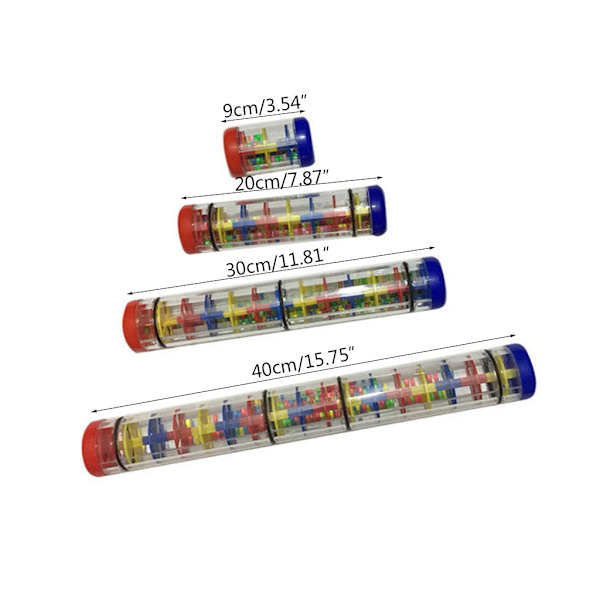 Rainmaker Rainbow Musical Shake Helmita Raindrops Rattle Vauvalle Ravistaminen Varhainen 4 knots