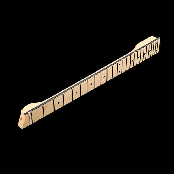 25 Band Gitar Brygga Hals Huvudlös Lönnträ Elektrisk Instrument Gitarr Hals