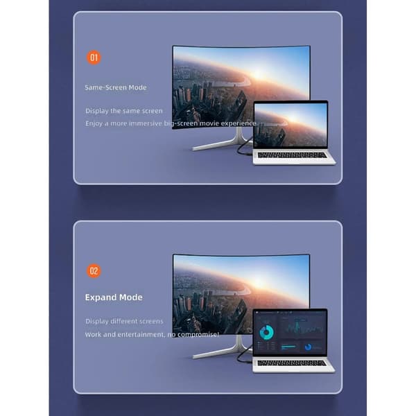 Mini DisplayPort til DisplayPort-adapterkabel støtter 4K UHD-video
